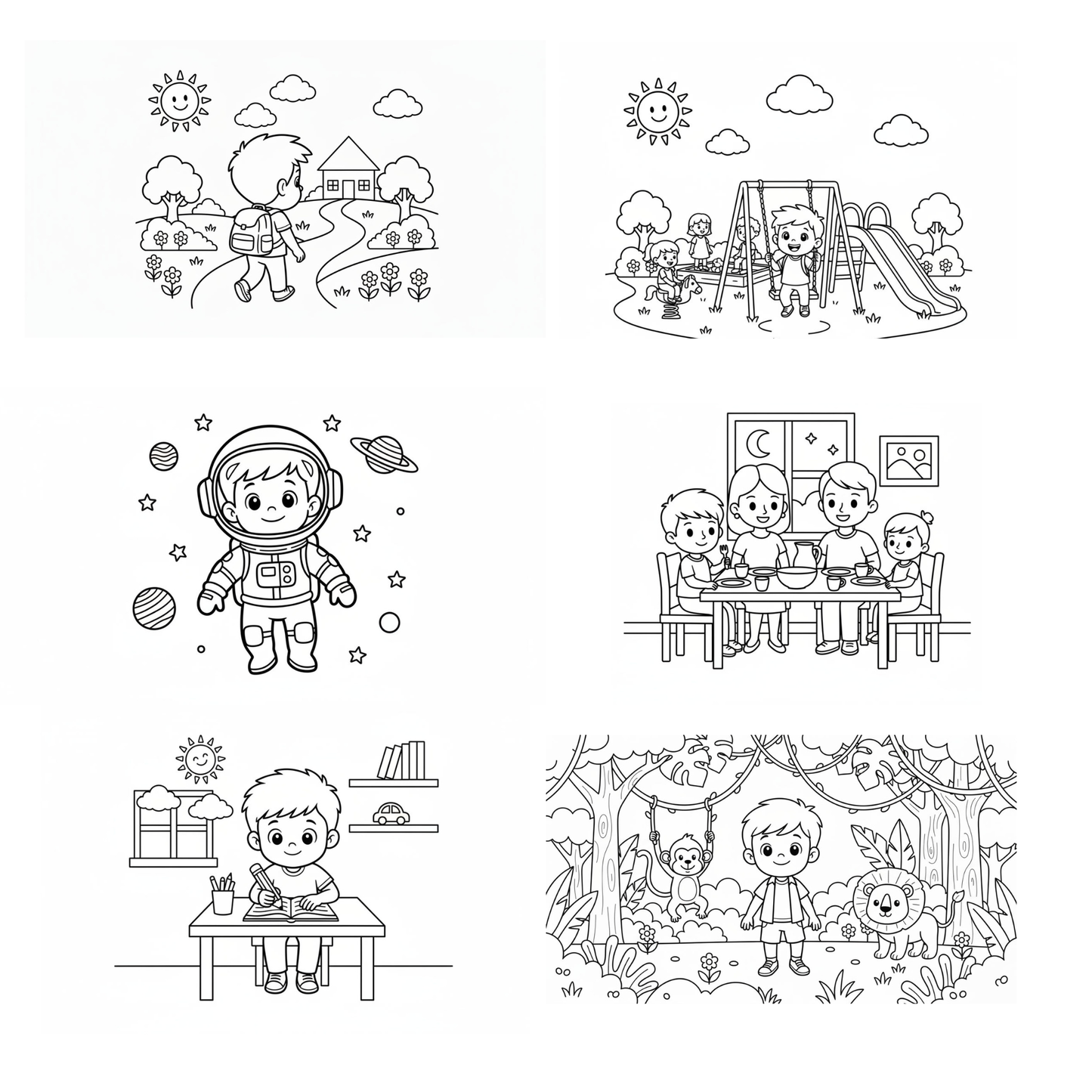 Personalized Kids Coloring Book – Personalized Coloring Book for older and younger kids - Custom Name Adventure (40 Pages)
