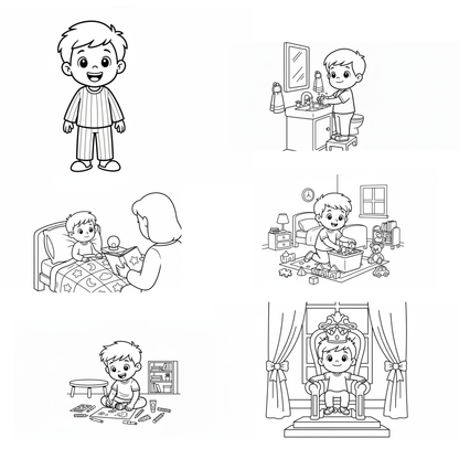 Personalized Kids Coloring Book –  Personalized Coloring Book for older and younger kids - Custom Name Adventure (40 Pages)