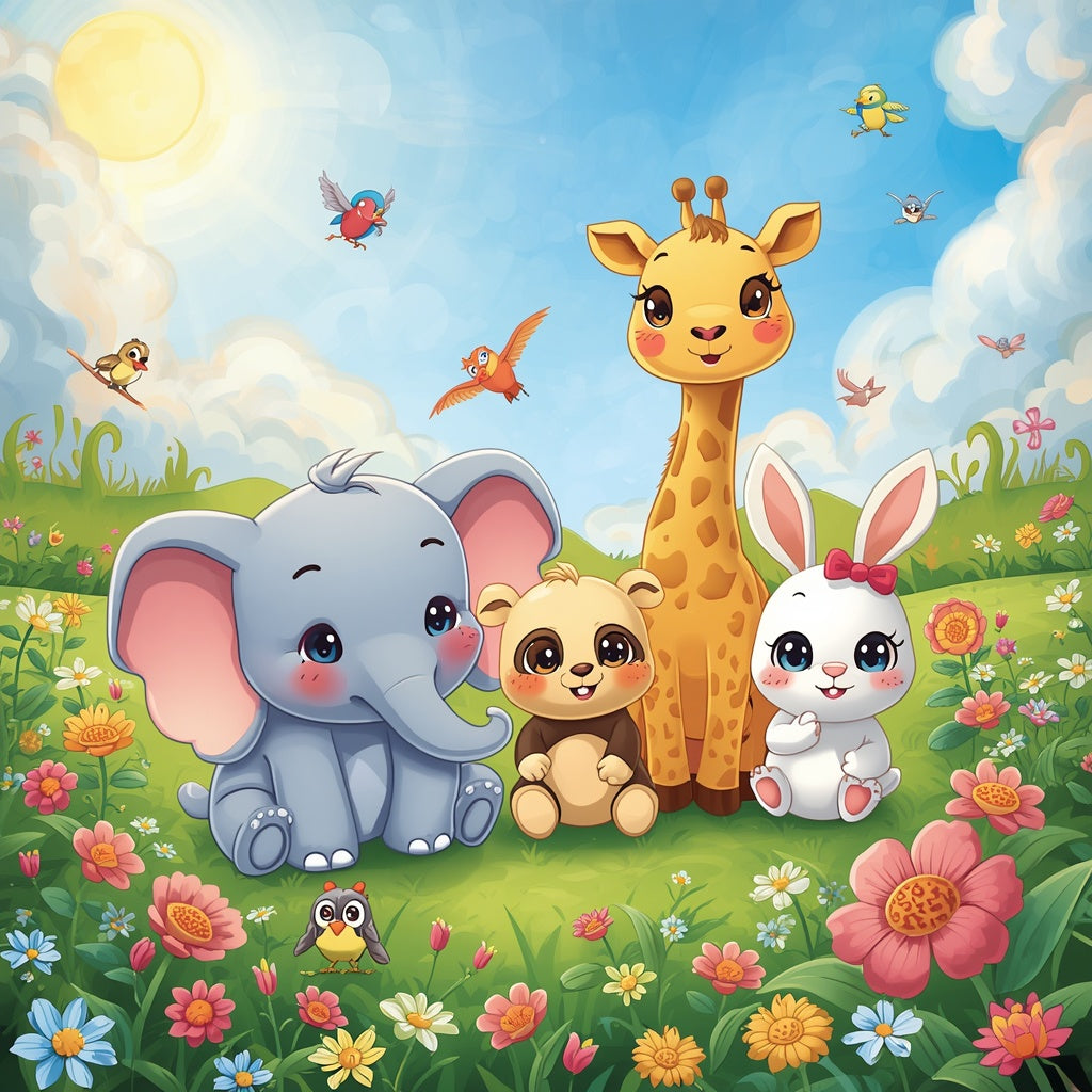 Personalized Animal Coloring Book for Kids Ages 3–8