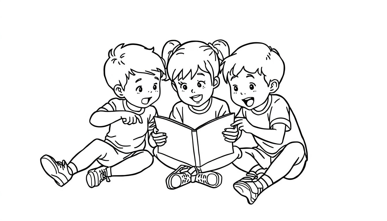 Personalized Family name coloring book for kids