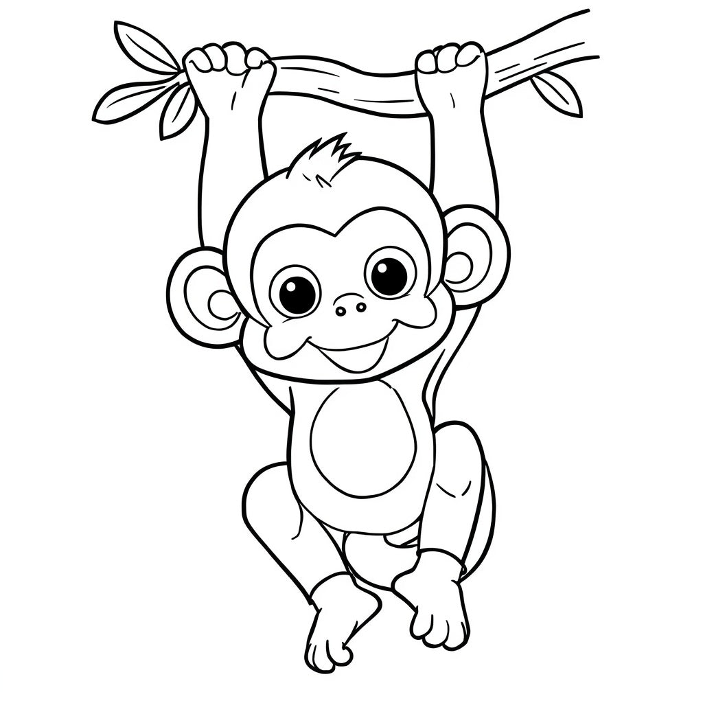 Personalized Animal Coloring Book for Kids Ages 3–8